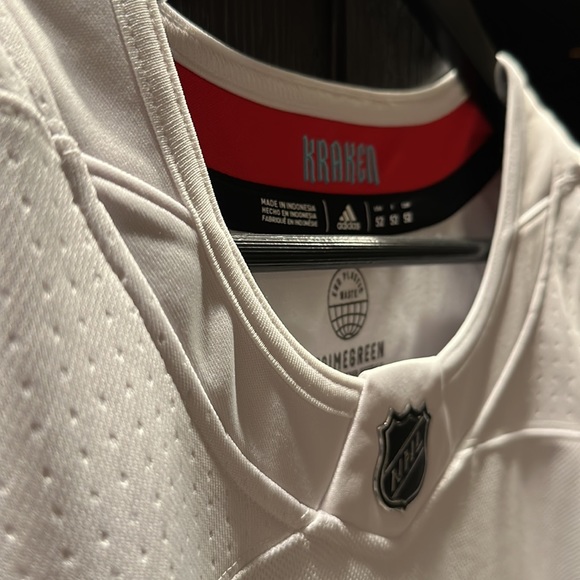 Philipp Grubauer Seattle Kraken adidas NHL Primegreen Authentic Away Jersey - Picture 7 of 11